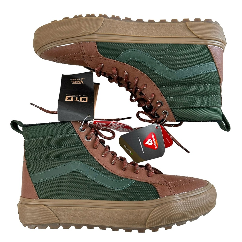 Vans SK8-HI MTE-1 Greeen/Gum Sneaker Men’s Size 7.5/ Women’s Size 9 - Picture 7 of 16